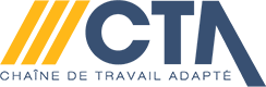 Chaîne de travail adapté logo